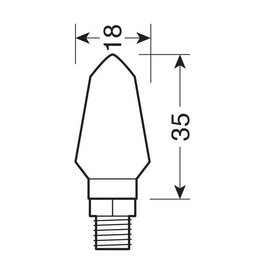 LED мото мигачи MICRO 90475 — снимка 2