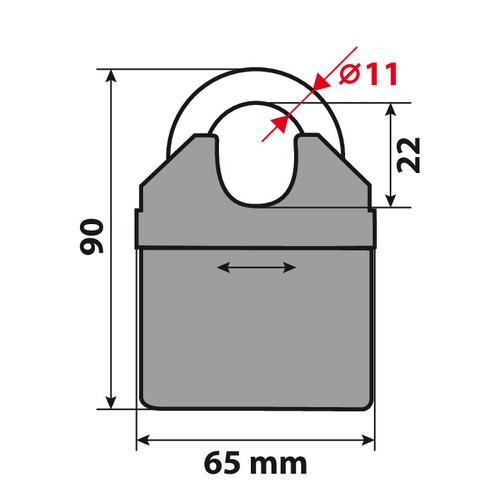 Заключващa мото верига – C-LOCK 150R 90632 — снимка 3
