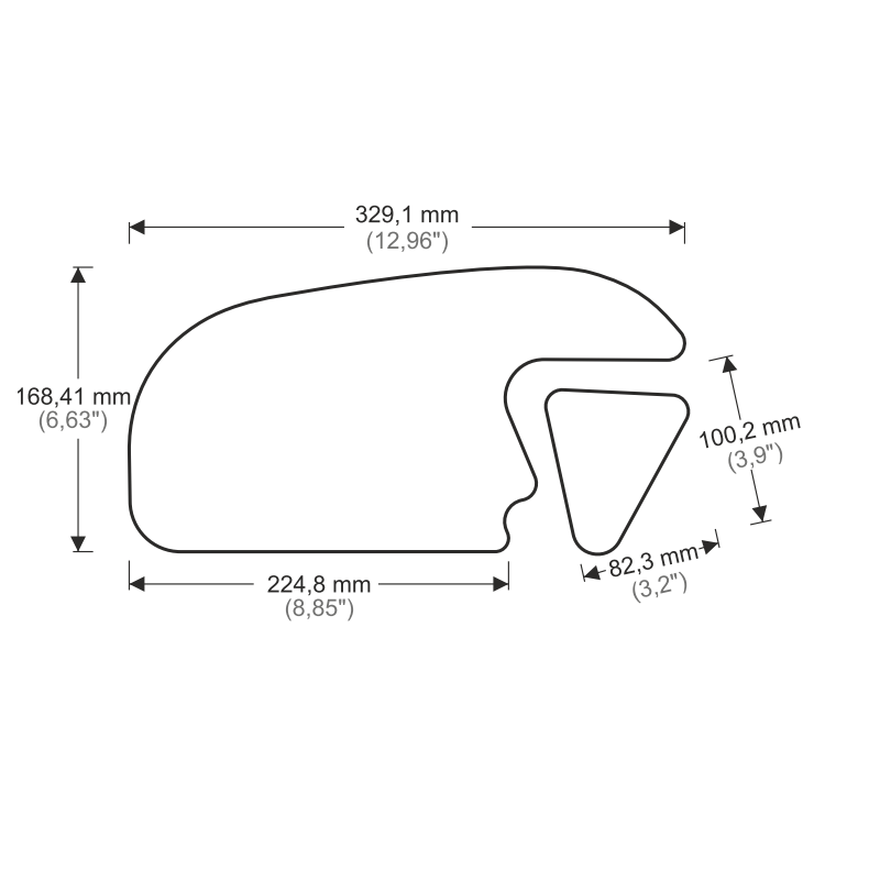 Протектор за резервоар HONDA CBR 600 RR HDR218/PR3436_2