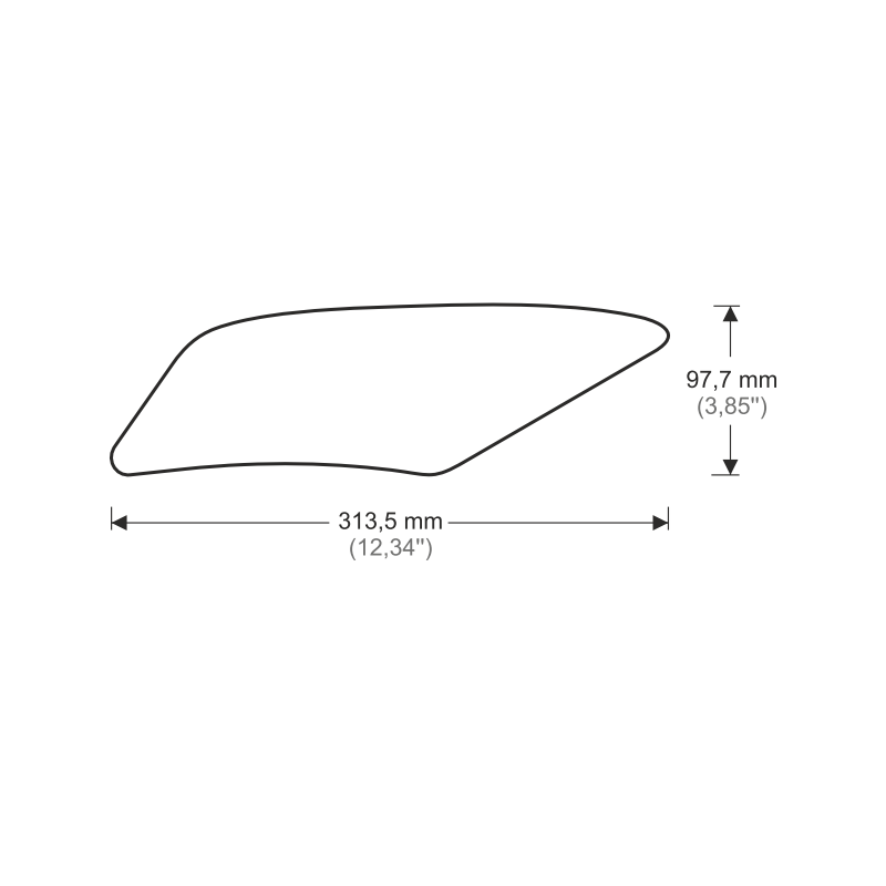 Протектор за резервоар YAMAHA R6 HDR230/PR3448 — снимка 2