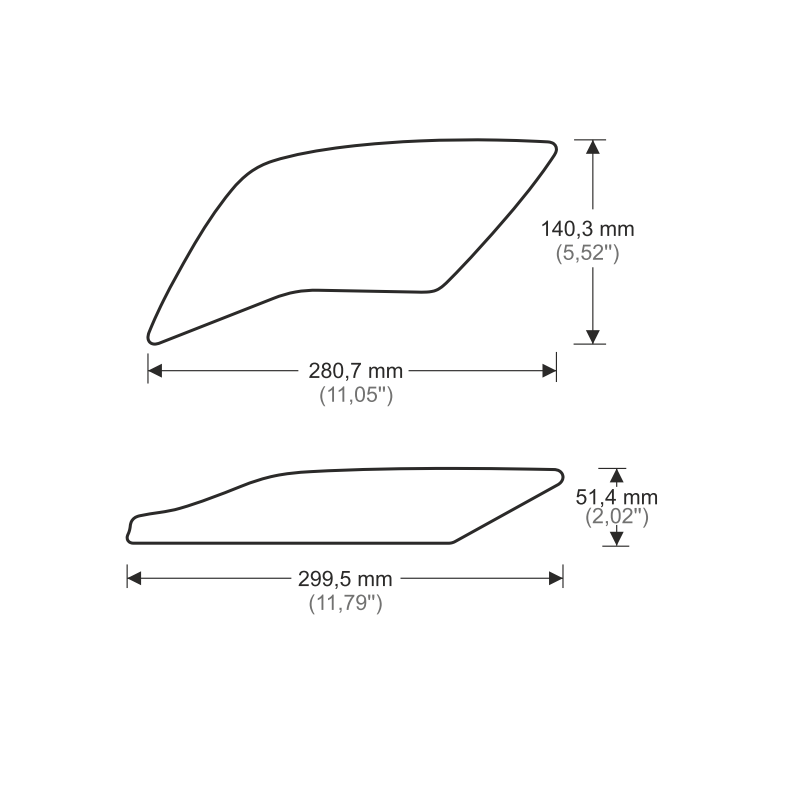 Протектор за резервоар YAMAHA R1 HDR233/PR3450 — снимка 2