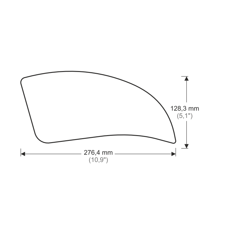 Протектор за резервоар KAWASAKI Z 1000 SX 2011-2019г HDR259/PR3420 — снимка 2