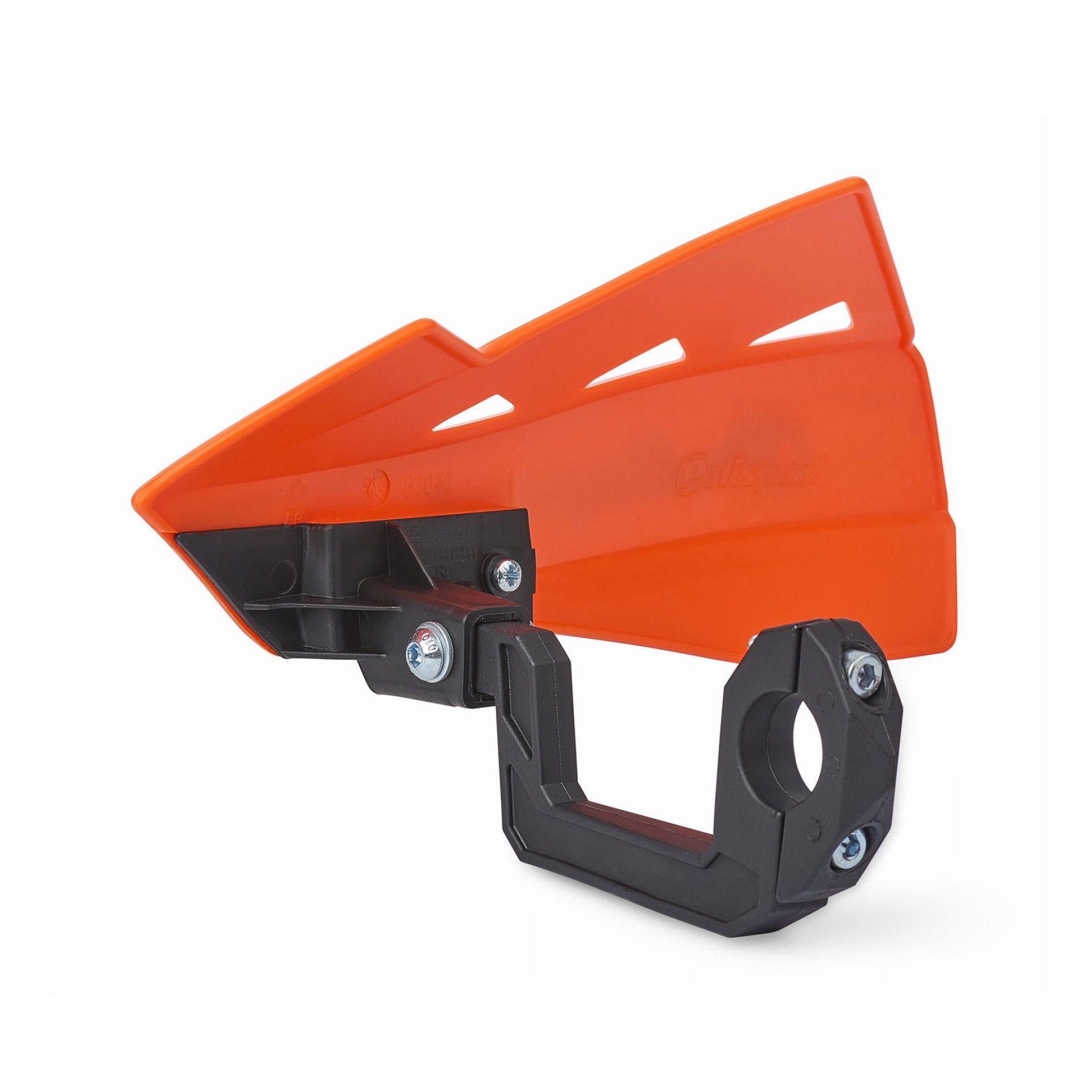 Предпазител за кормило POLISPORT QWEST UNIVERSAL ORANGE - PLASTIC — снимка 4