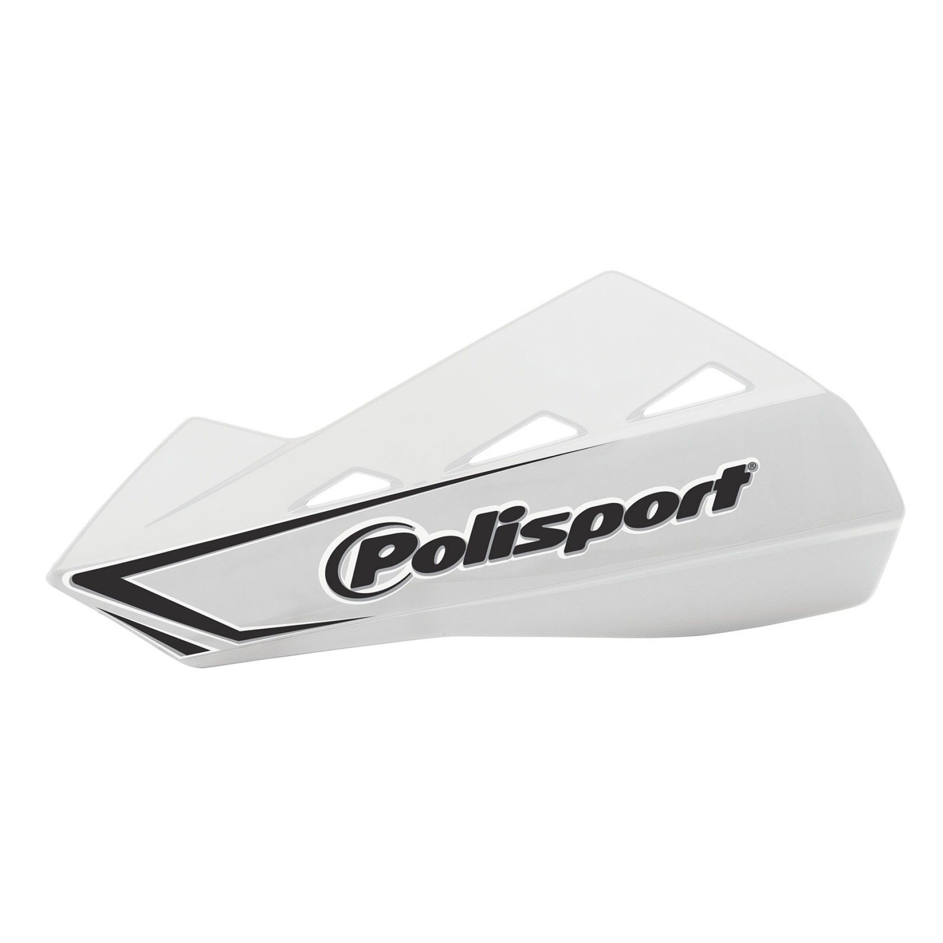 Предпазител за кормило POLISPORT QWEST UNIVERSAL WHITE - PLASTIC — снимка 2
