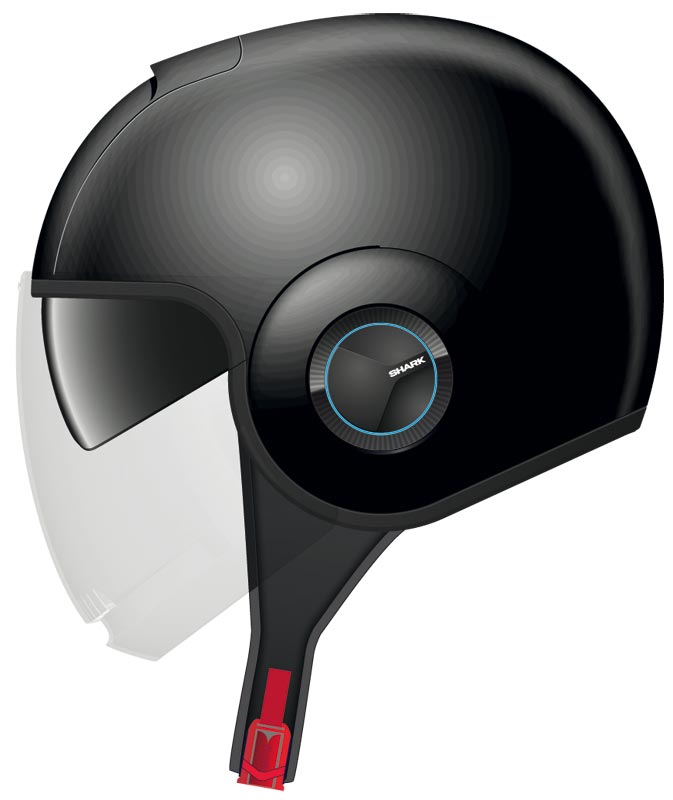 Каска за скутер SHARK NANO BLACK — снимка 2