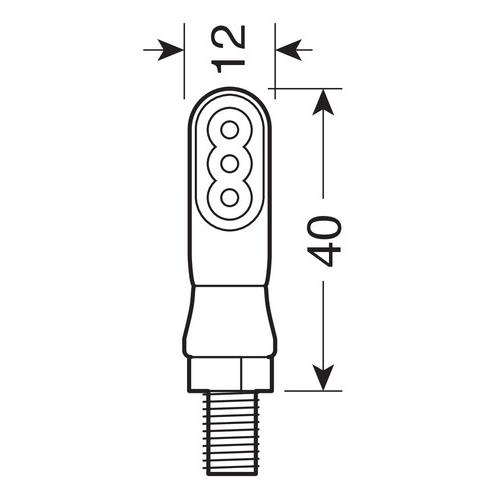 LED мото мигачи NANO 90476 — снимка 3