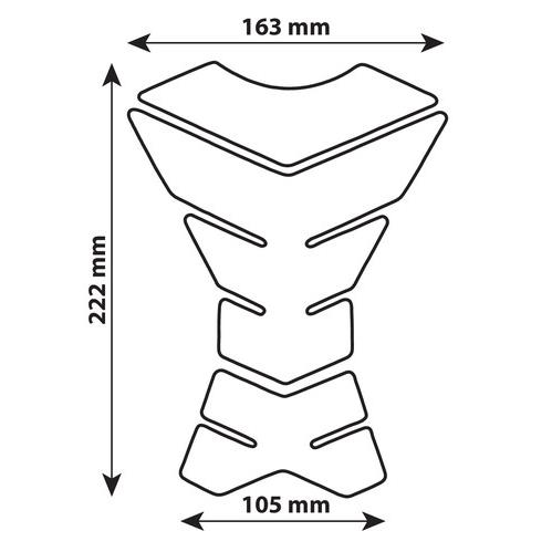Лепенка за резервоар Pro-Tank X3 90512 — снимка 2