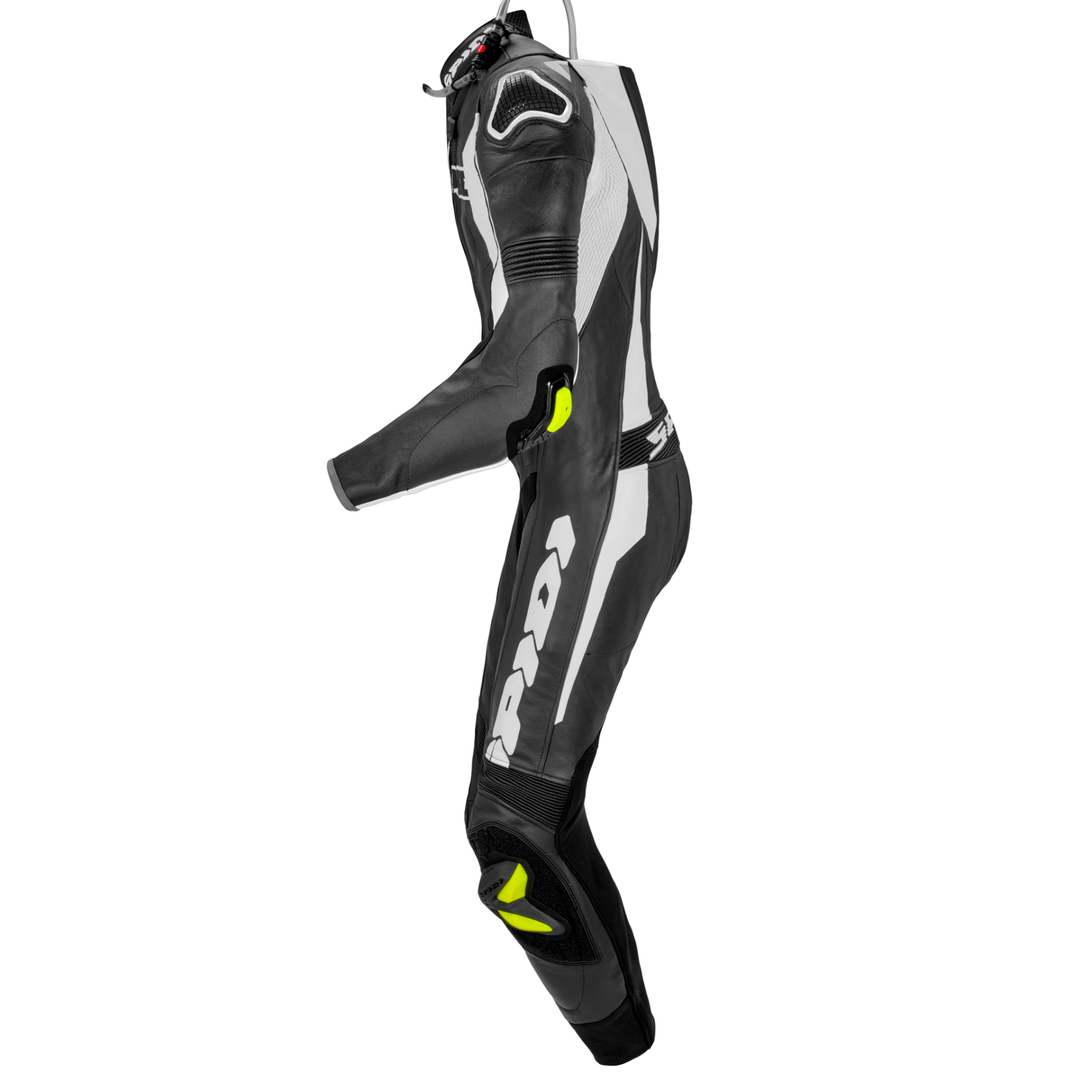 Кожен екип с гърбица SPIDI SPORT WARRIOR PERFORATED PRO BLACK/WHITE — снимка 3