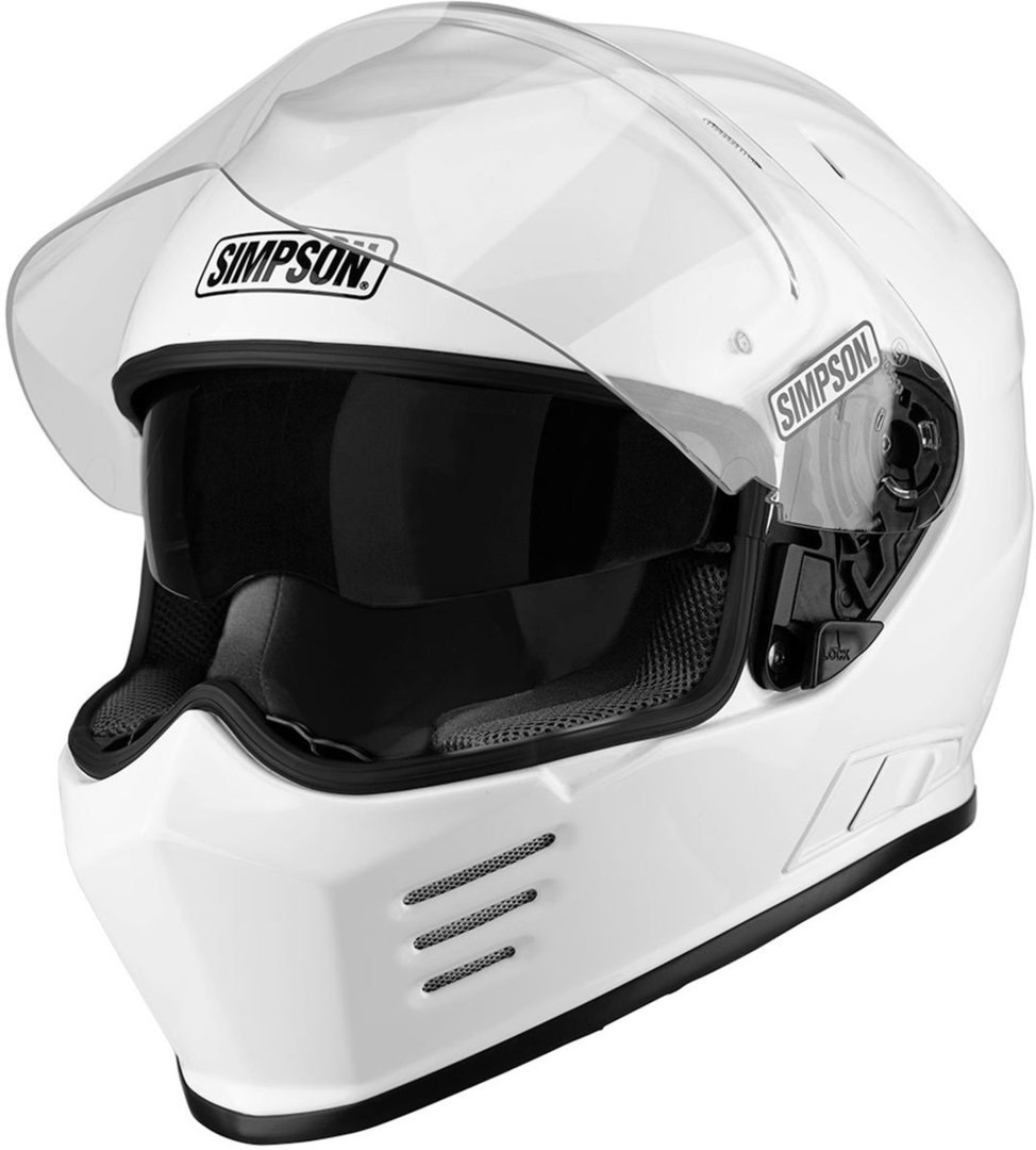 Каска SIMPSON VENOM SOLID GLOSS WHITE — снимка 3