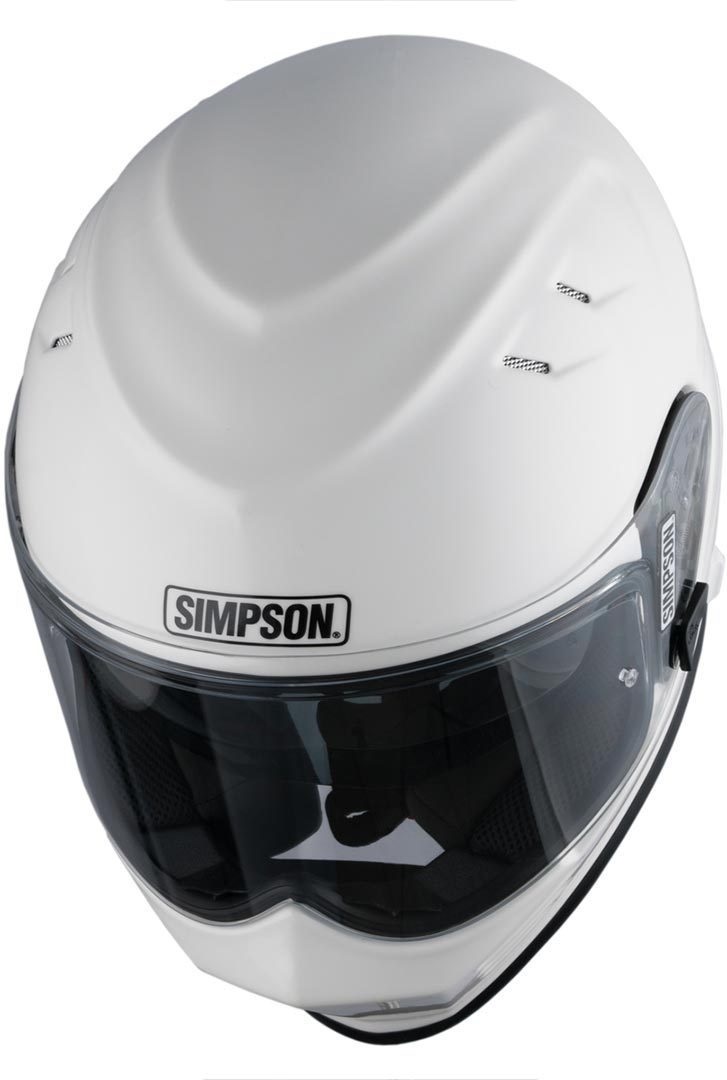 Каска SIMPSON VENOM SOLID GLOSS WHITE — снимка 4