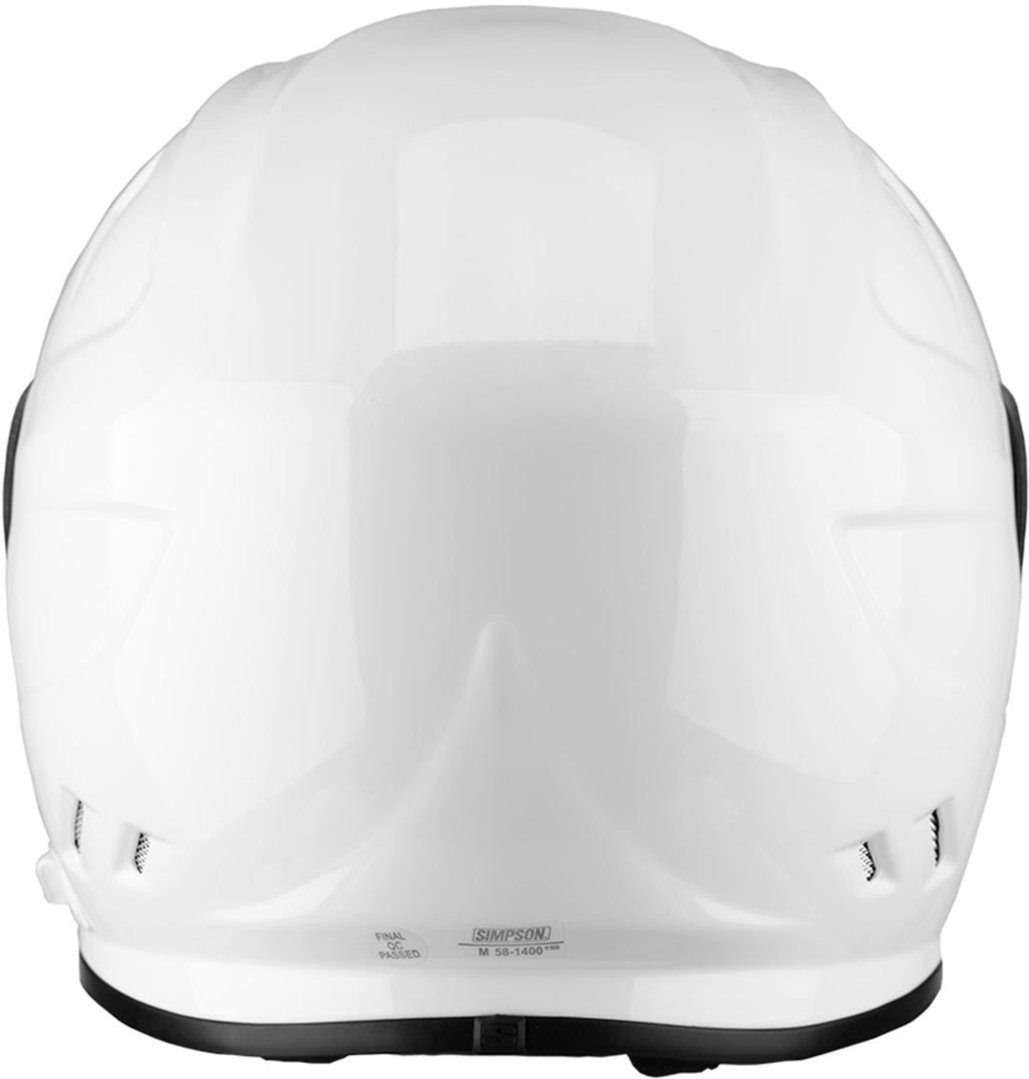 Каска SIMPSON VENOM SOLID GLOSS WHITE — снимка 5