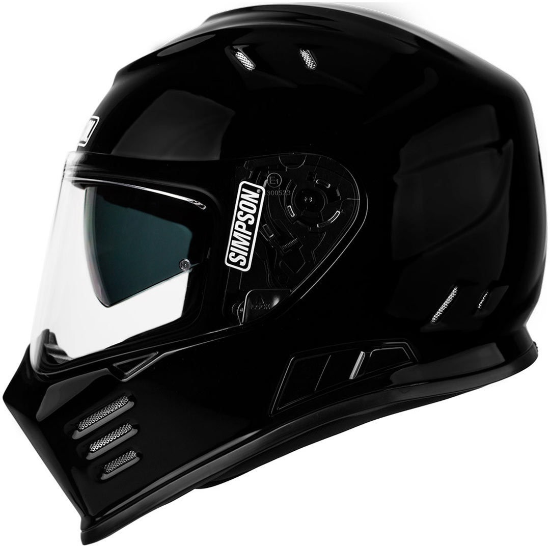 Каска SIMPSON VENOM SOLID GLOSS BLACK