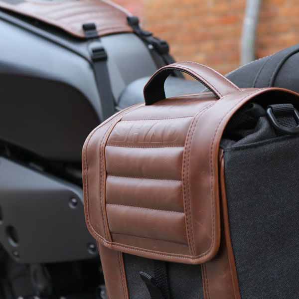 Кожена дисага SHAD SR38 Cafe Racer — снимка 6