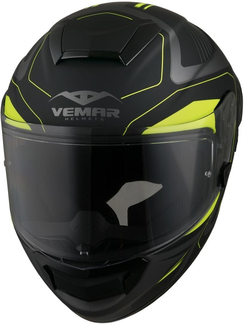 Спортна каска VEMAR HURRICANE LASER MATT SILVER/FLUO YELLOW — снимка 4