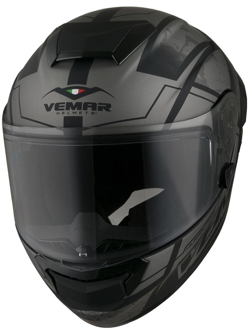 Спортна каска VEMAR HURRICANE CLAW MATT DARK SILVER — снимка 2