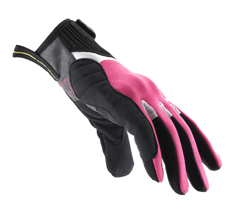 Дамски текстилни мото ръкавици SPIDI G-FLASH WHITE/PINK — снимка 2