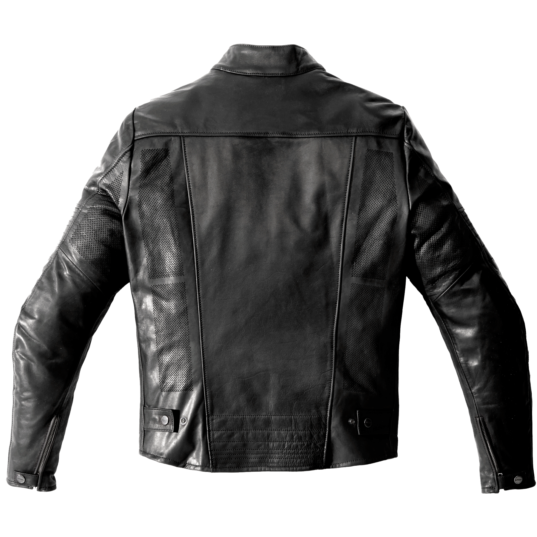 Кожено яке за мотор SPIDI GARAGE PERFORATED BLACK — снимка 2