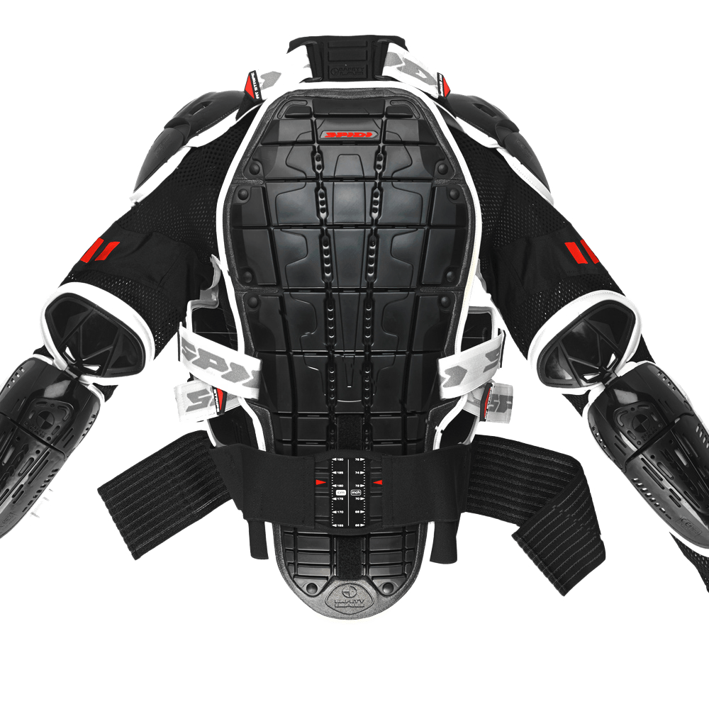 Протекторна ризница SPIDI WARRIOR BLACK/WHITE — снимка 2