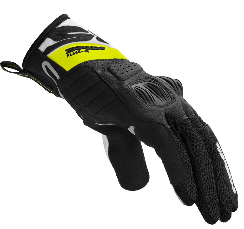 Мото ръкавици SPIDI FLASH-R EVO BLACK/FLUO YELLOW — снимка 2