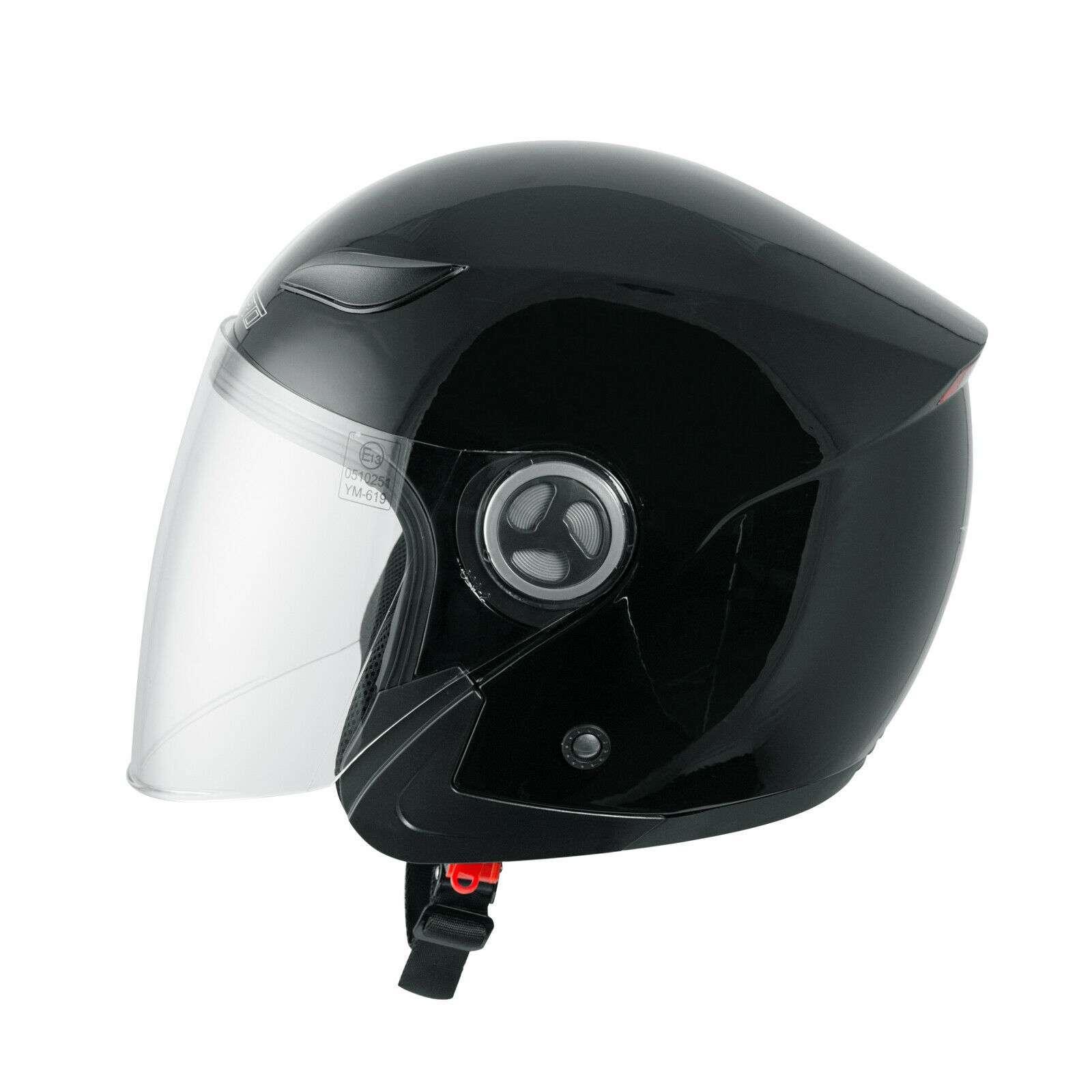 Каска за скутер A-PRO ENGRAVE BLACK — снимка 2