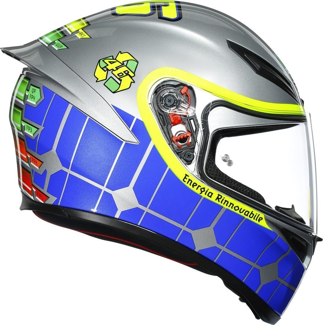 Каска за мотор AGV K1 ROSSI MUGELLO 2015 — снимка 4
