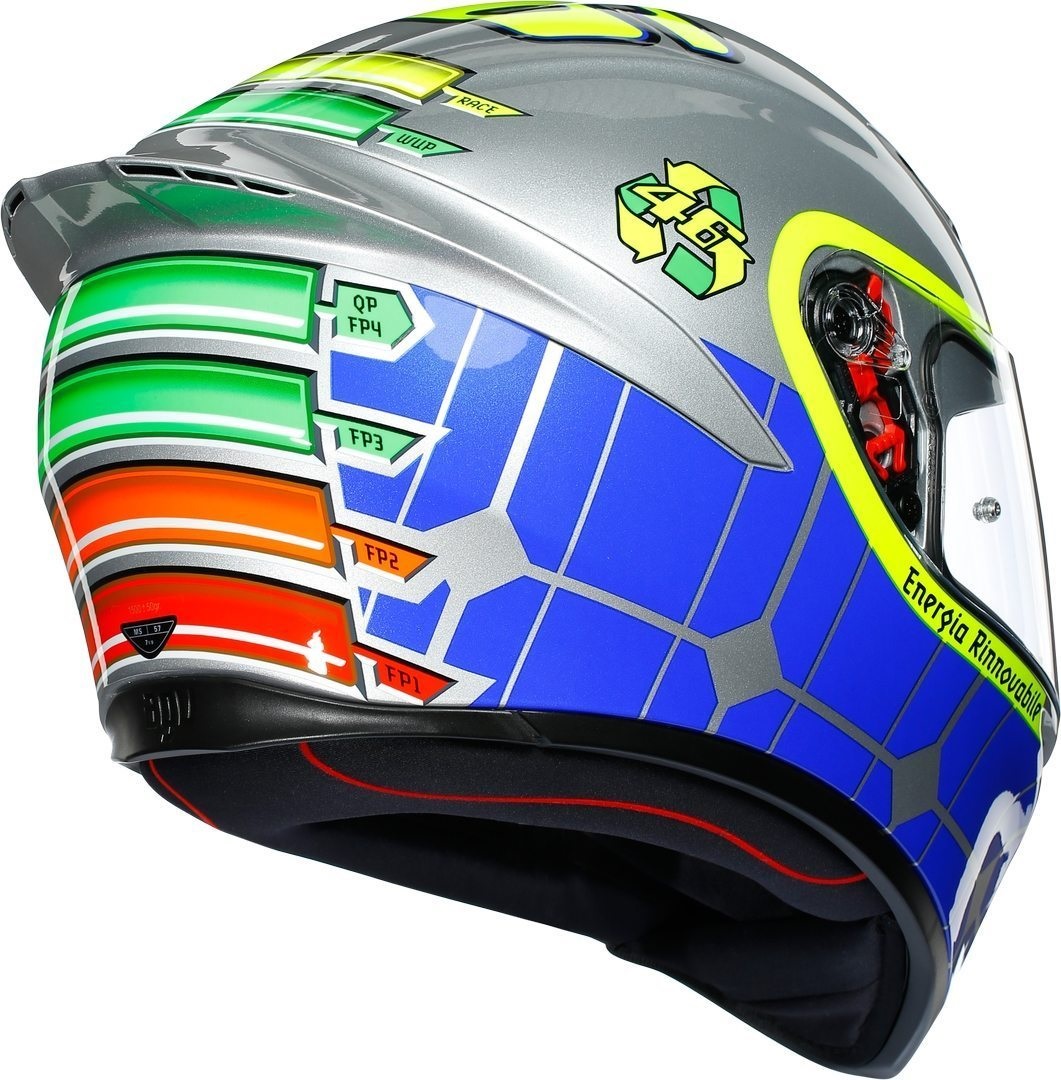 Каска за мотор AGV K1 ROSSI MUGELLO 2015 — снимка 5