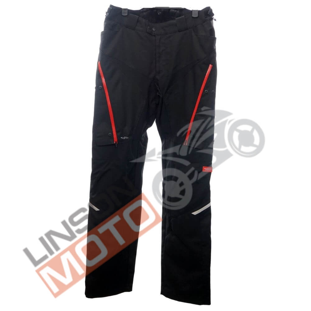 Текстилен мото панталон SPIDI 4 SEASON BLACK P20423 — снимка 2