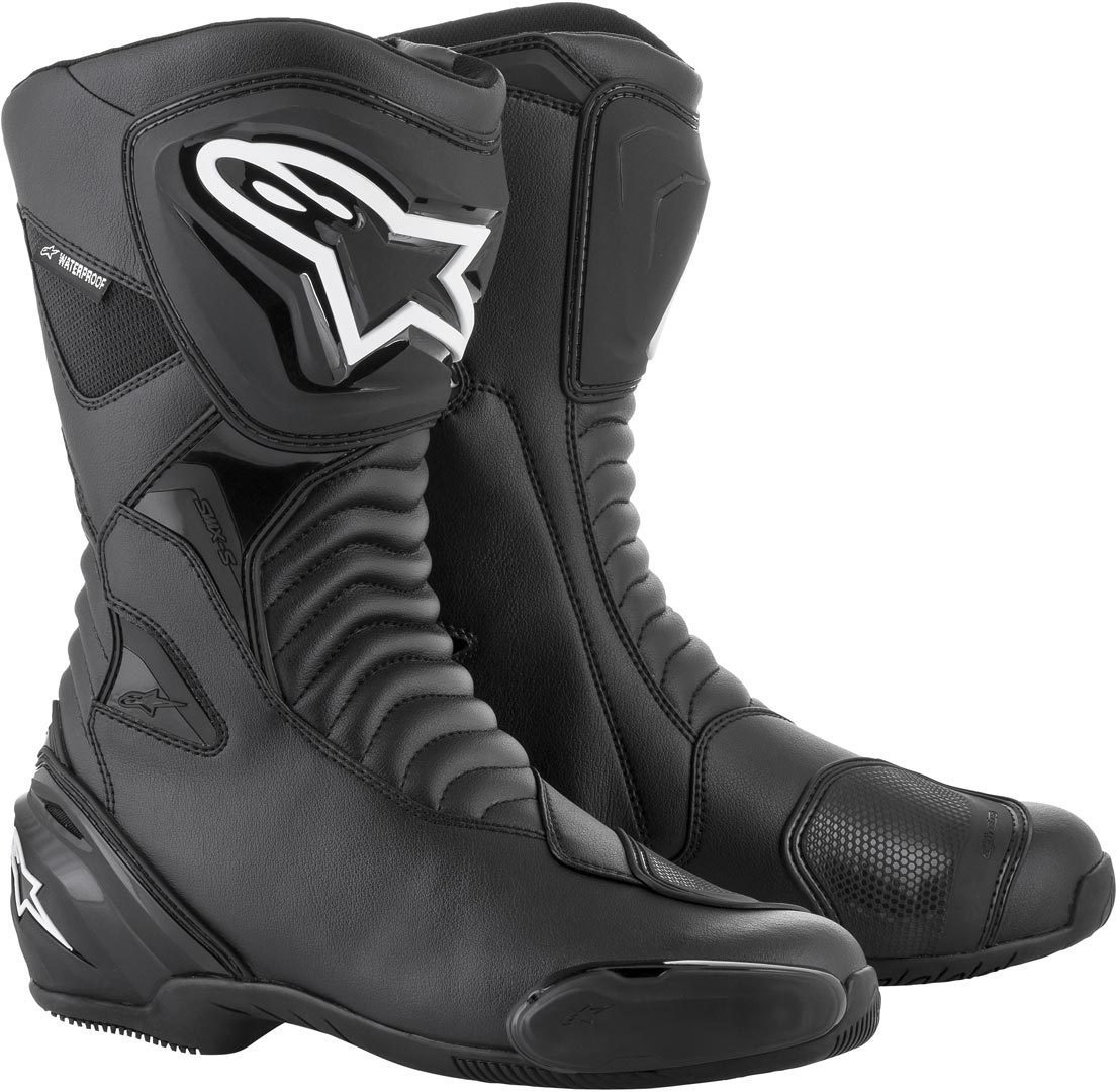Ботуши ALPINESTARS SMX-S WATERPROOF BLACK/BLACK 1
