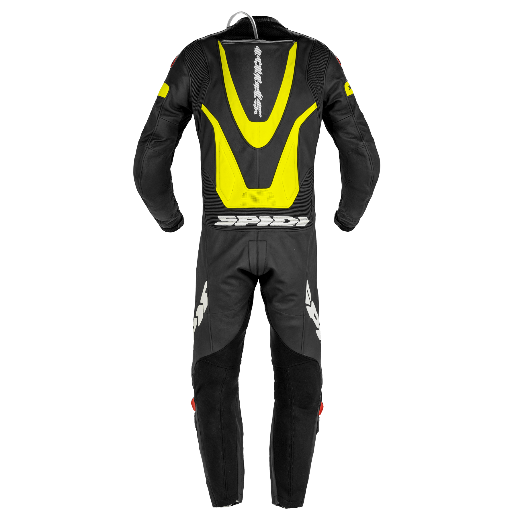 Мото екип SPIDI LASER PRO PERFORATED 1PC BLACK/FLUO YELLOW — снимка 2
