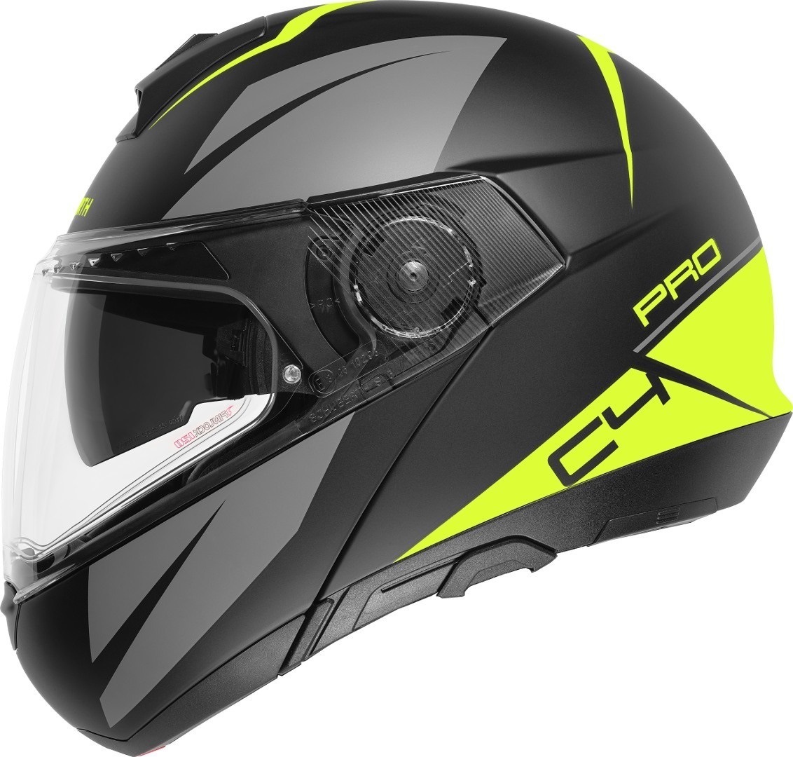 Мото каска SCHUBERTH C4 PRO MERAK BLACK/GRAY/YELLOW_2