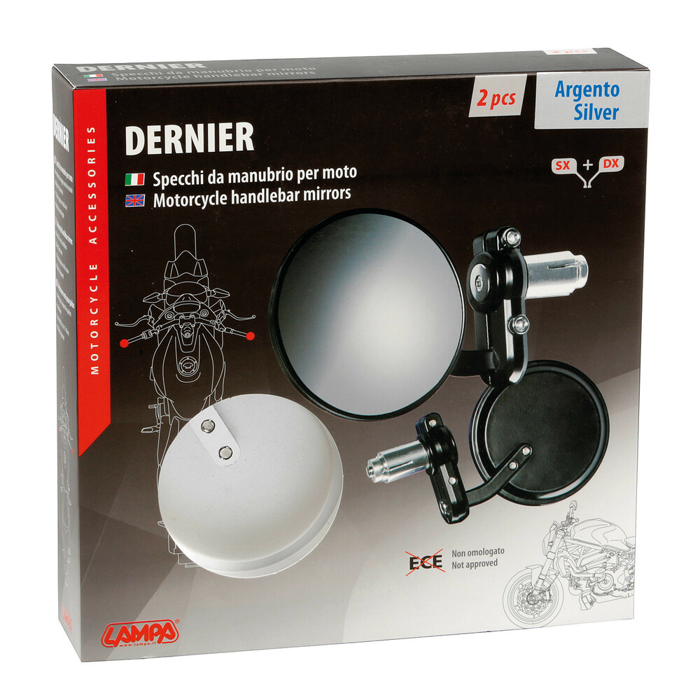 Мото огледала LAMPA DERNIER ALUMINIUM 90492 — снимка 2