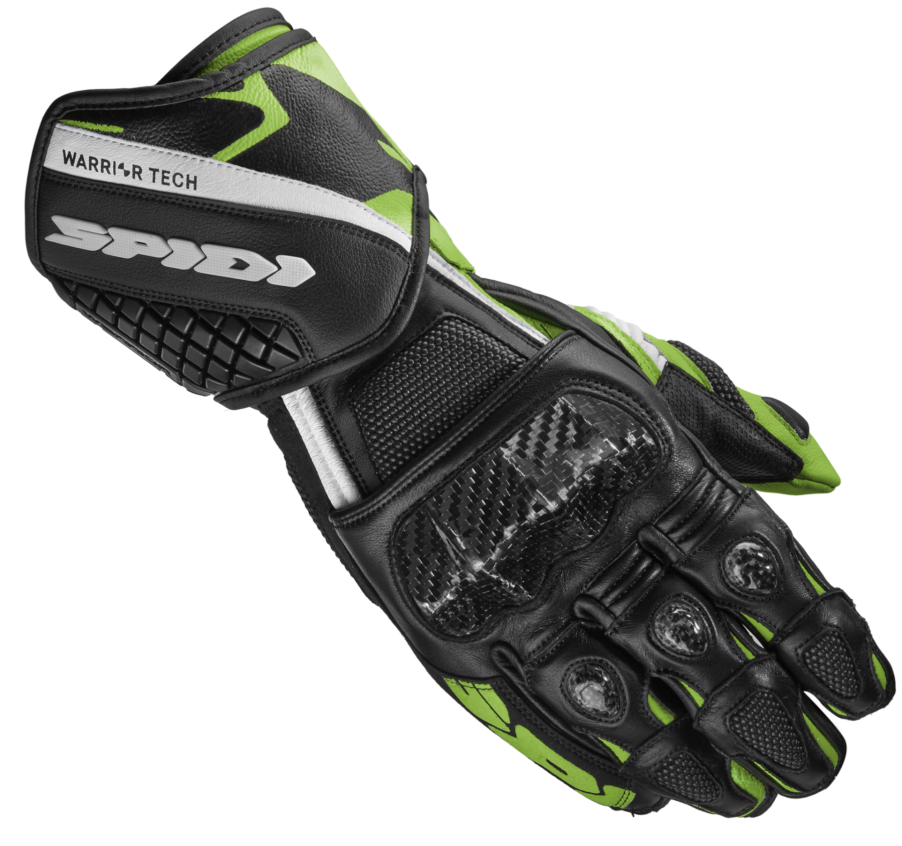 Мото ръкавици SPIDI CARBO 5 BLACK/KAWA GREEN