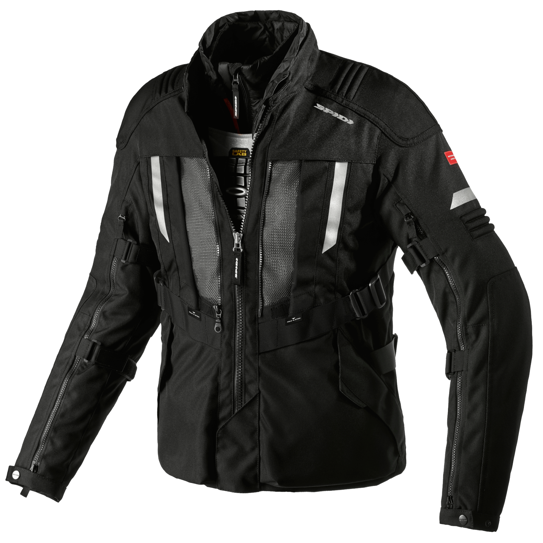 Текстилно мото яке SPIDI MODULAR BLACK — снимка 2