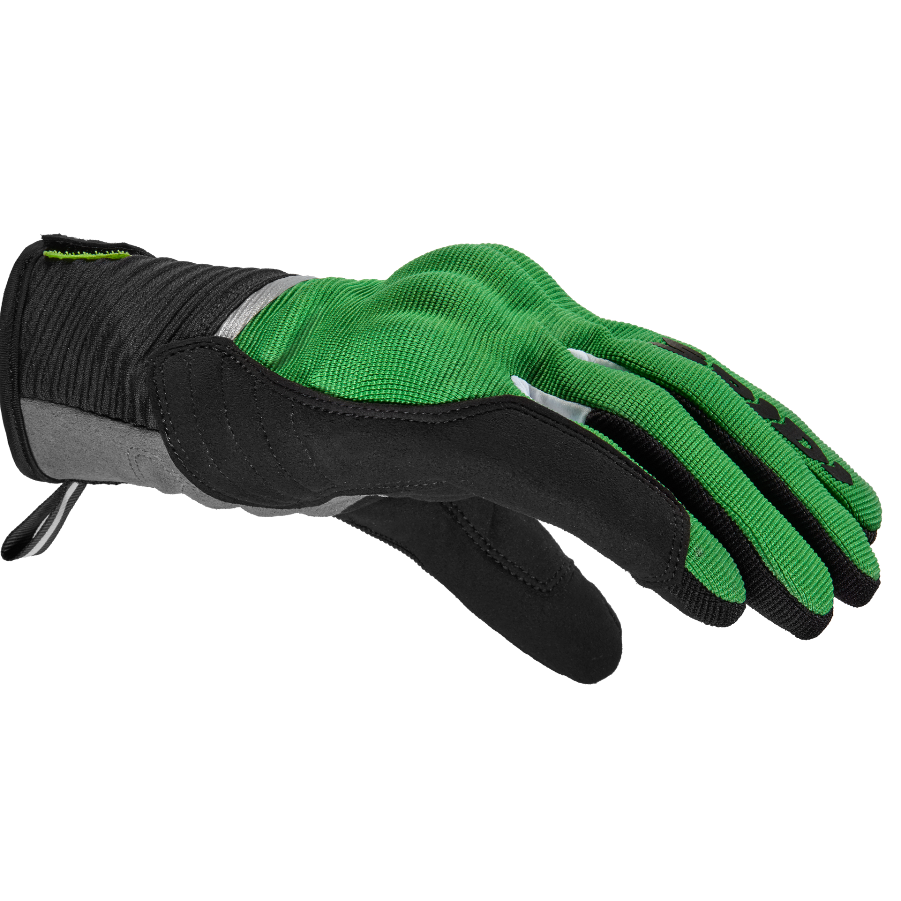 Текстилни мото ръкавици SPIDI FLASH CE BLACK/KAWA GREEN — снимка 3