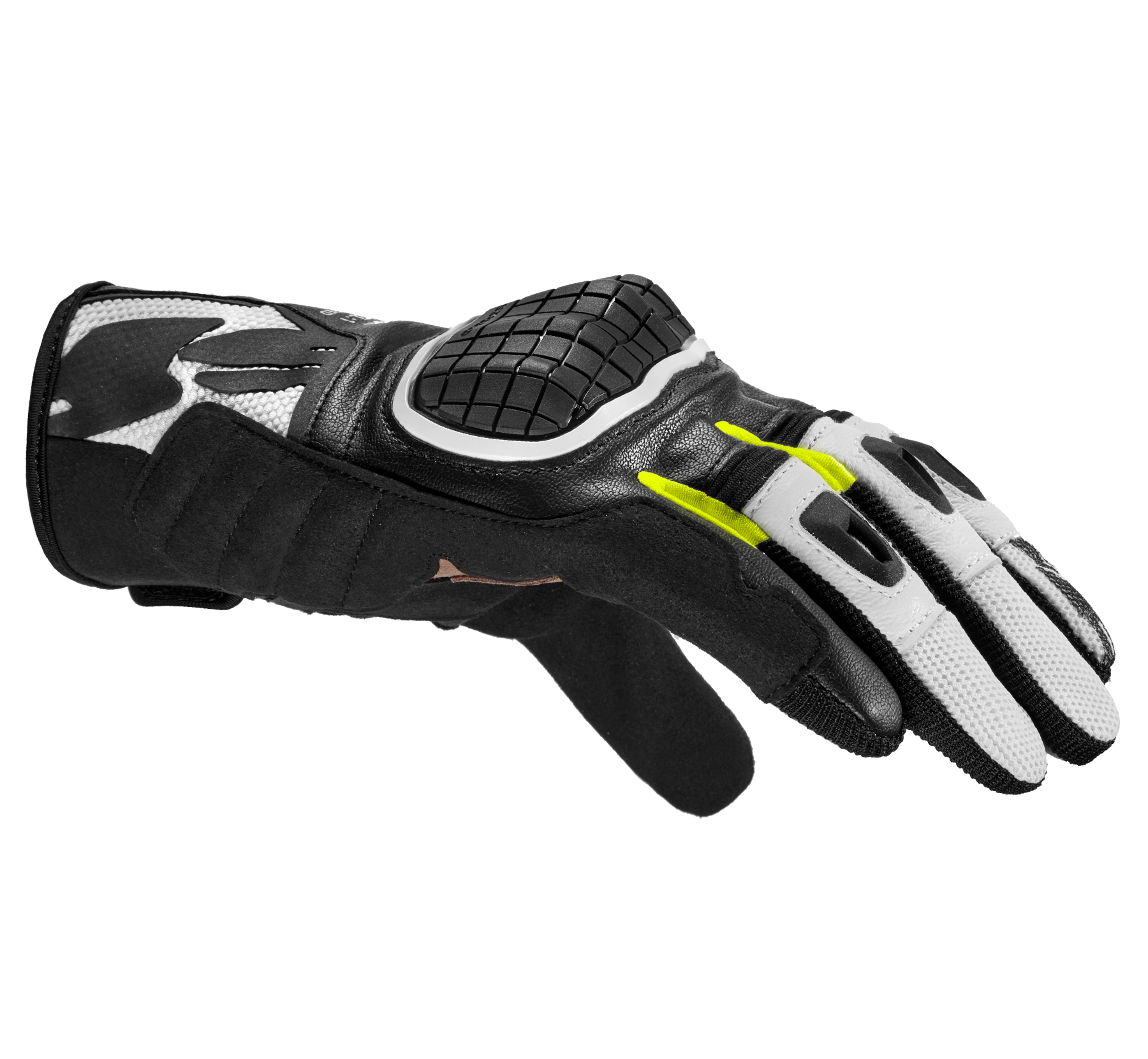 Мото ръкавици SPIDI G-WARRIOR BLACK/FLUO YELLOW — снимка 3