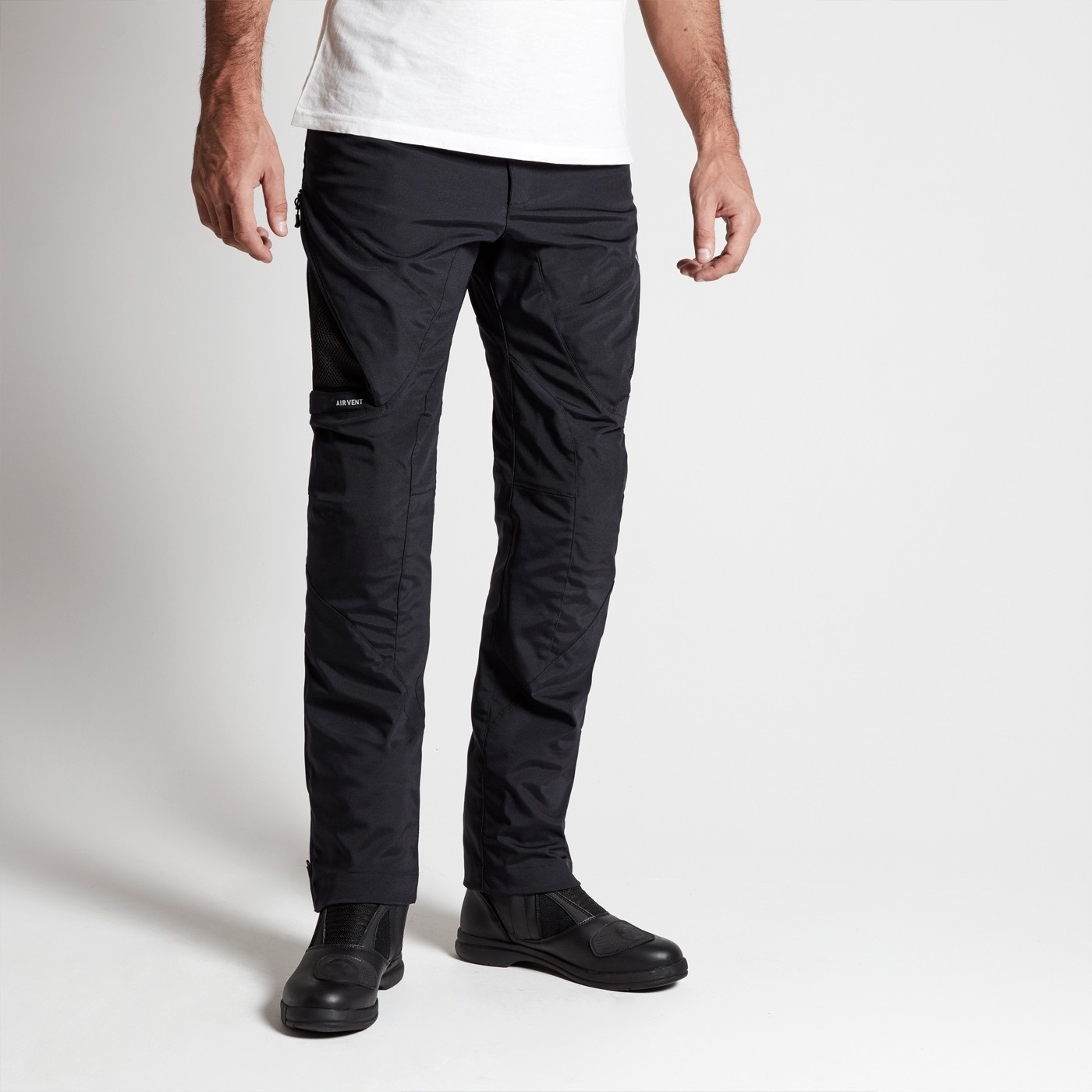 Текстилен мото панталон SPIDI STRETCH BLACK — снимка 4