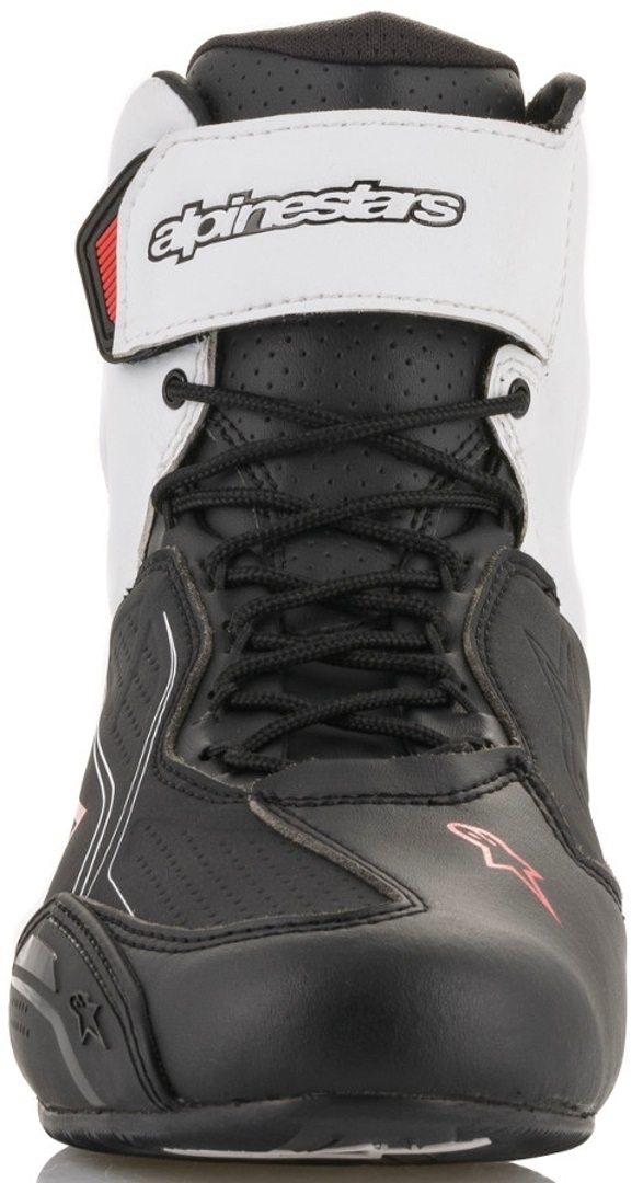 Мото боти ALPINESTARS FASTER-3 BLACK/WHITE/RED — снимка 3
