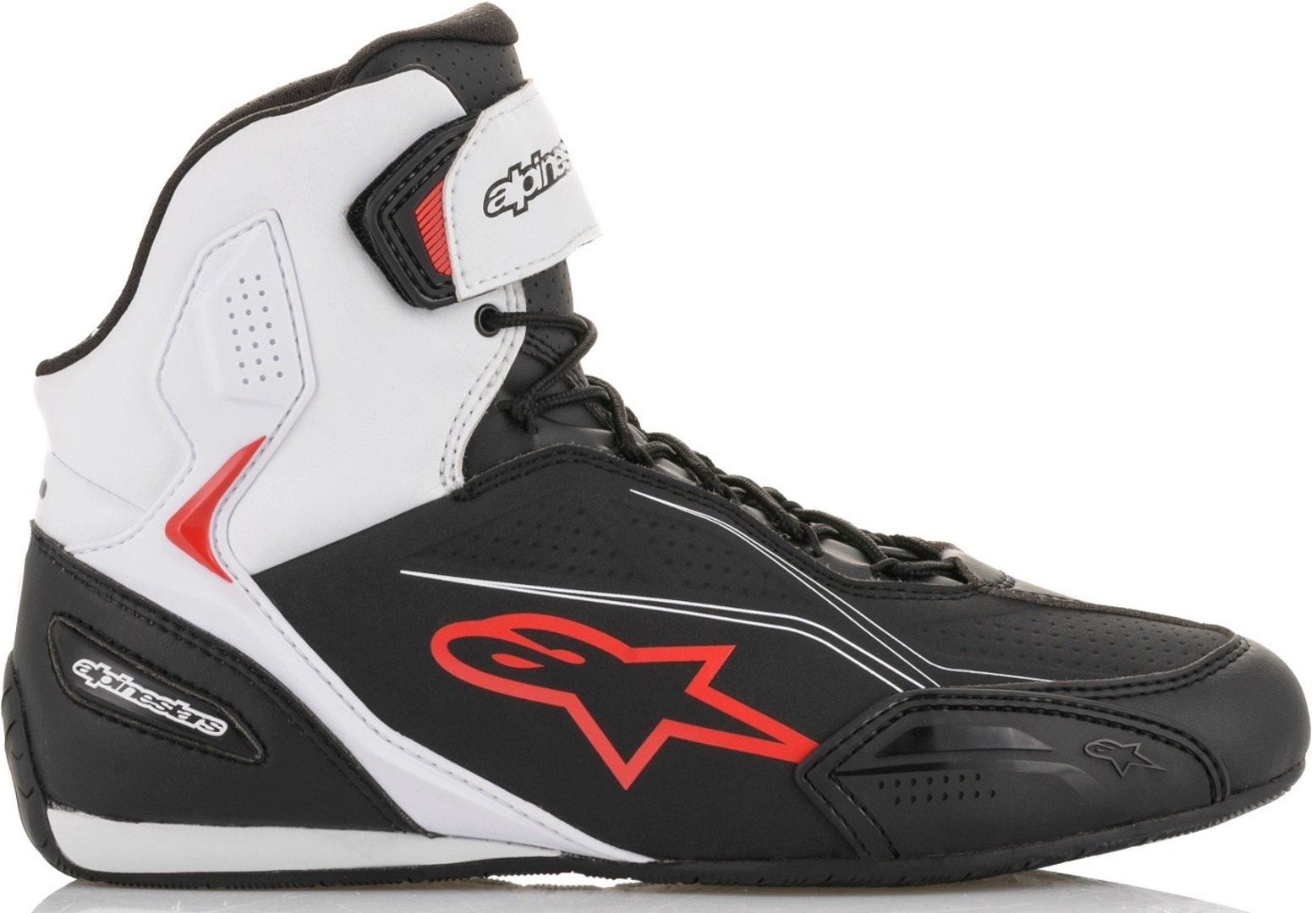 Мото боти ALPINESTARS FASTER-3 BLACK/WHITE/RED — снимка 2