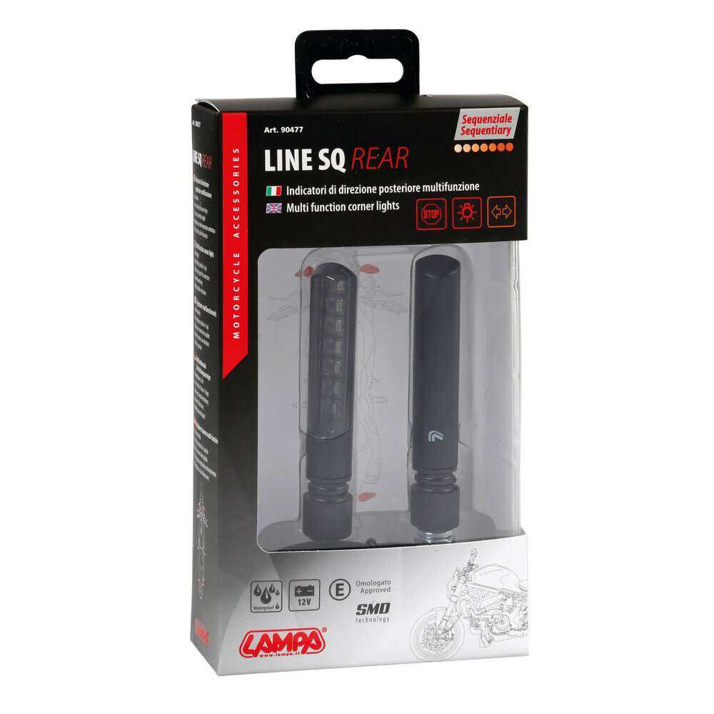 Задни мигачи/светлини Line SQ - 12V LED - 90477 — снимка 6