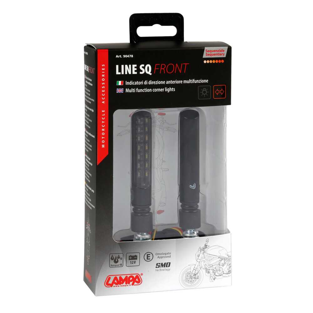 Предни мигачи/светлини Line SQ 12V LED - 90478 — снимка 4