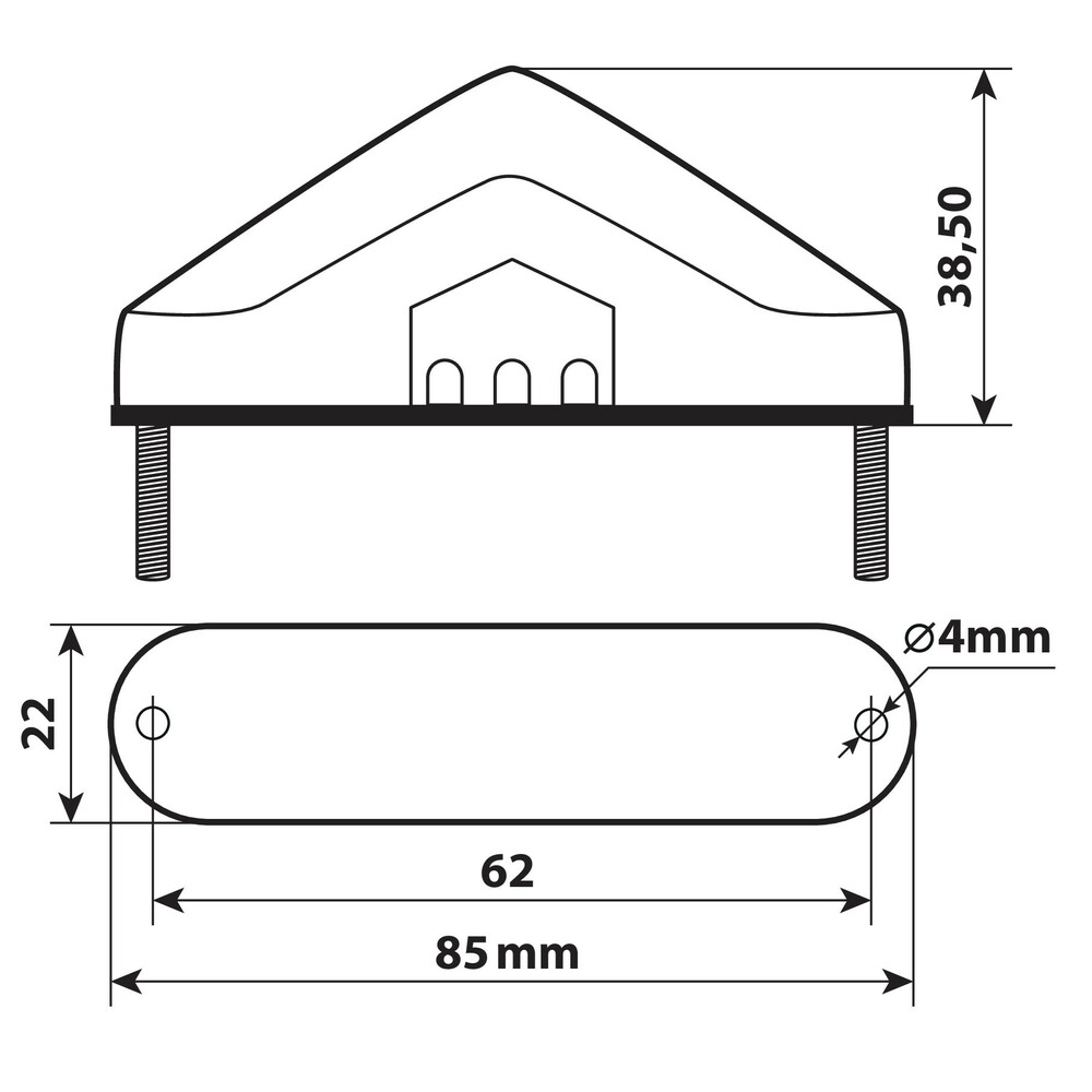 Задни светлини NOVA, 9 Leds 12V - 90484 — снимка 4