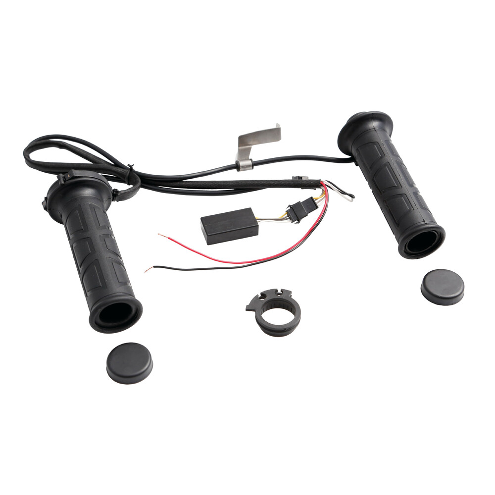 Мото ръкохватки с подгряване 12V Black - 90536 — снимка 4