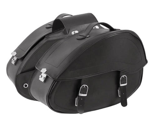 Кожени дисаги за мотор A-PRO APACHE BLACK