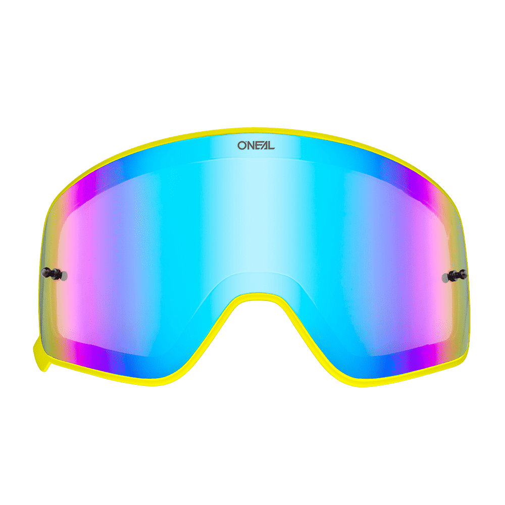 Магнитна плака за очила O'NEAL B-50 YELLOW FRAME RADIUM BLUE