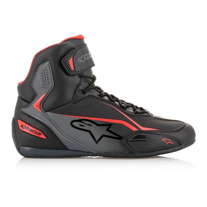 Мото боти ALPINESTARS FASTER-3 BLACK/RED/GRAY — снимка 2