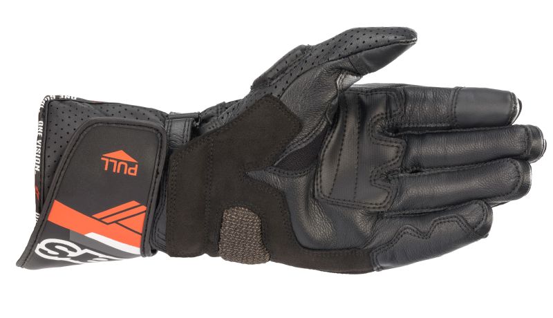 КОЖЕНИ РЪКАВИЦИ ALPINESTARS SP-8 V3 BLACK/FLUO/RED — снимка 2