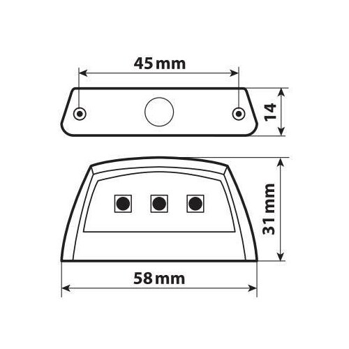 LED-Осветител за номер E-ion 90587 — снимка 3