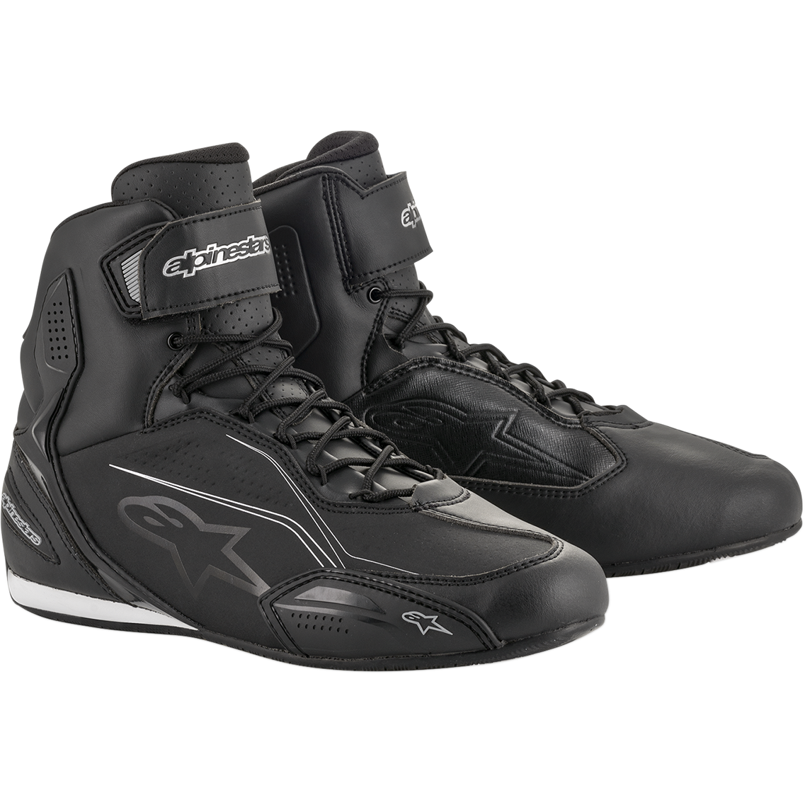 Дамски мото боти ALPINESTARS STELLA FASTER-3 BLACK/SILVER 1