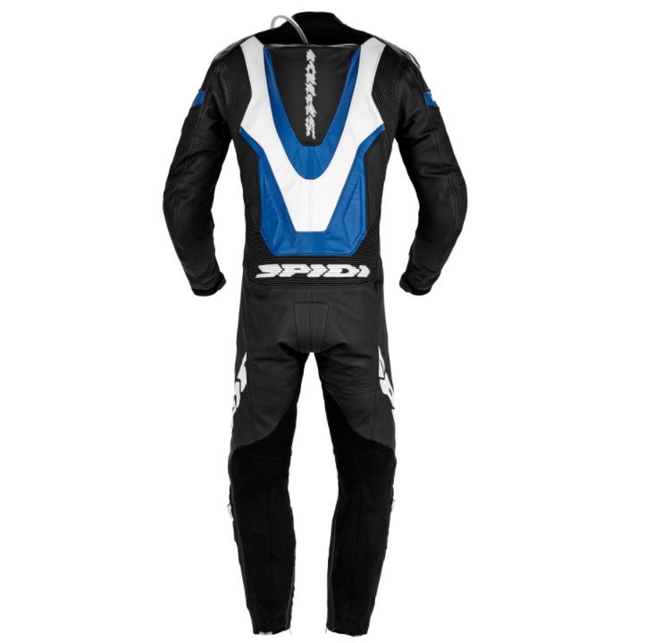 Мото екип SPIDI LASER PRO PERFORATED BLACK/BLUE — снимка 2