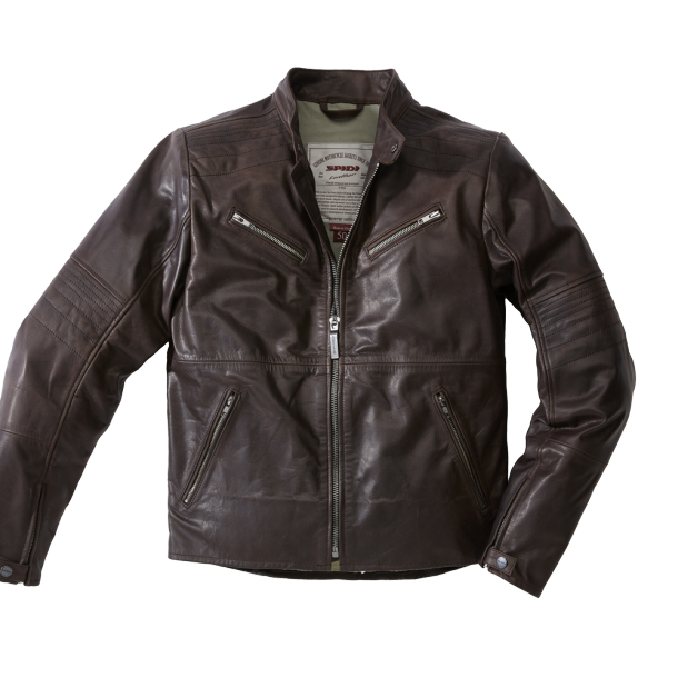 Кожено мото яке SPIDI GARAGE BROWN